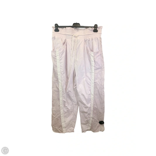 Athletic Pants By Free People In Purple & White, Size: L