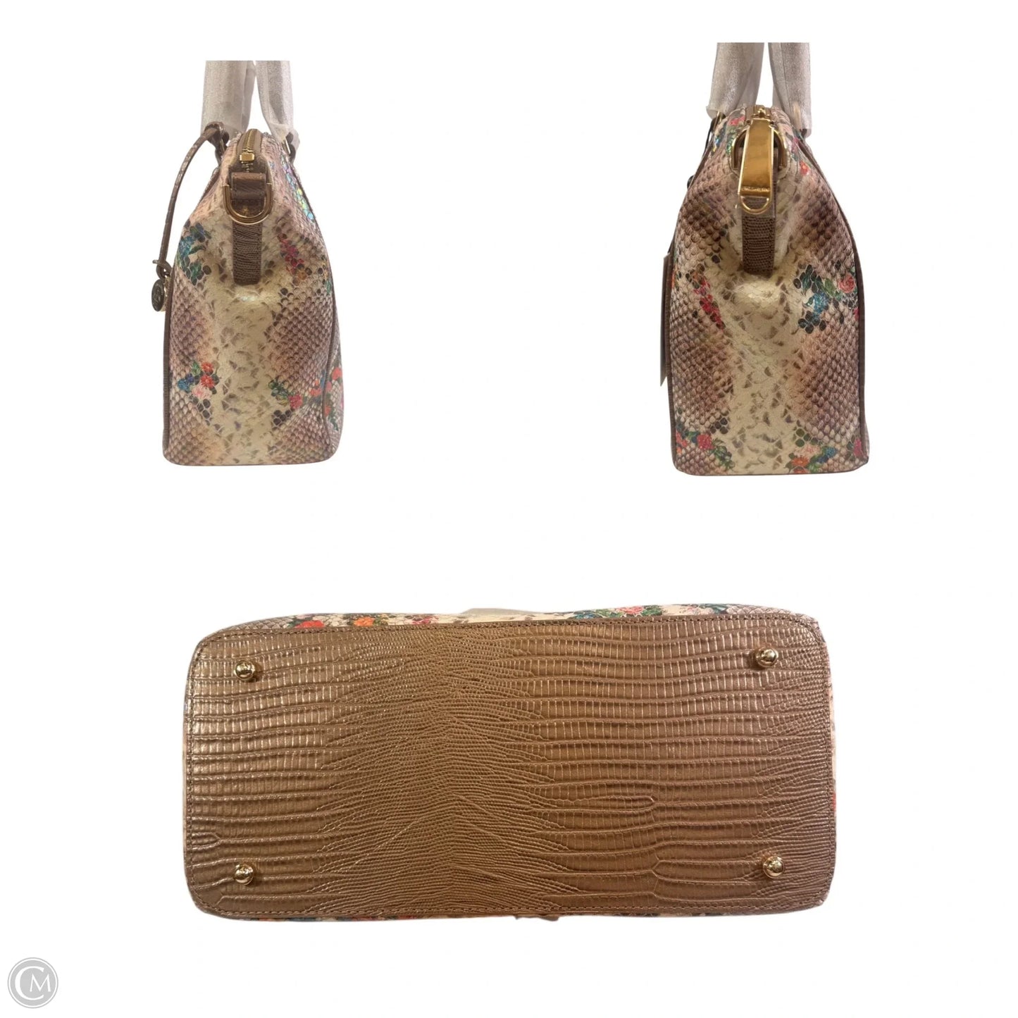 Handbag Designer By Brahmin, Size: Medium