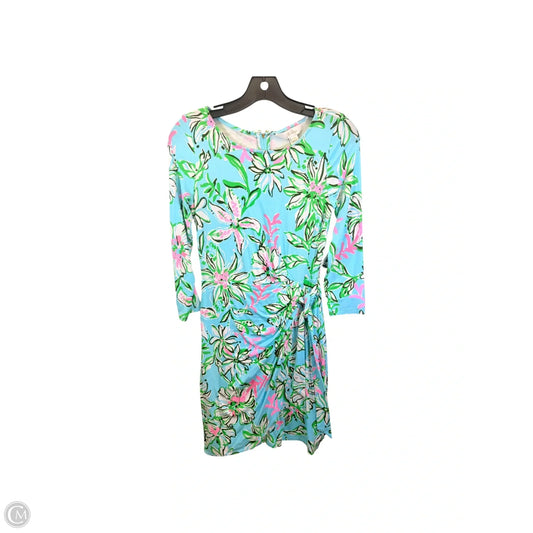 Dress Designer By Lilly Pulitzer In Blue & Pink, Size: Xxs