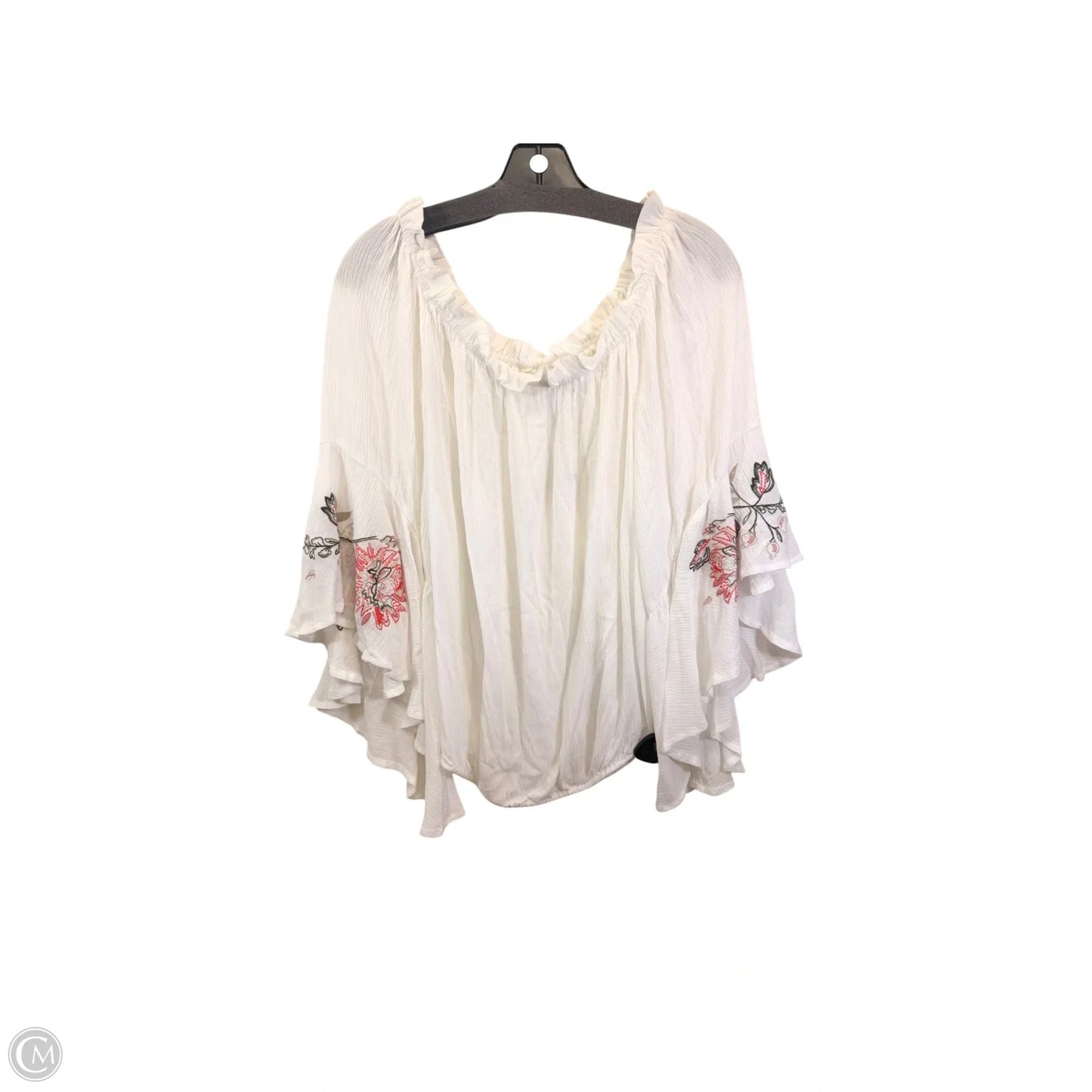 Top Long Sleeve By New York And Co In White, Size: L