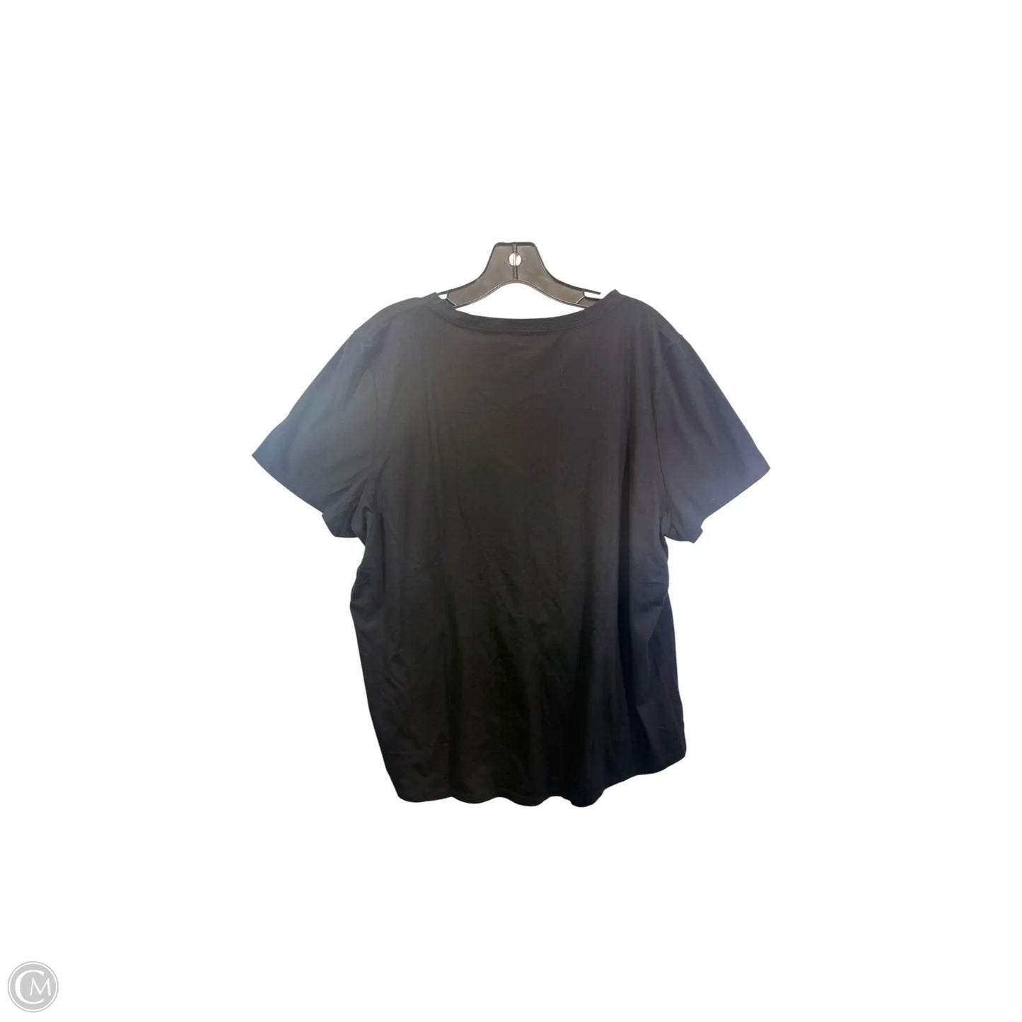 Top Short Sleeve Basic By Banana Republic In Black, Size: Xl