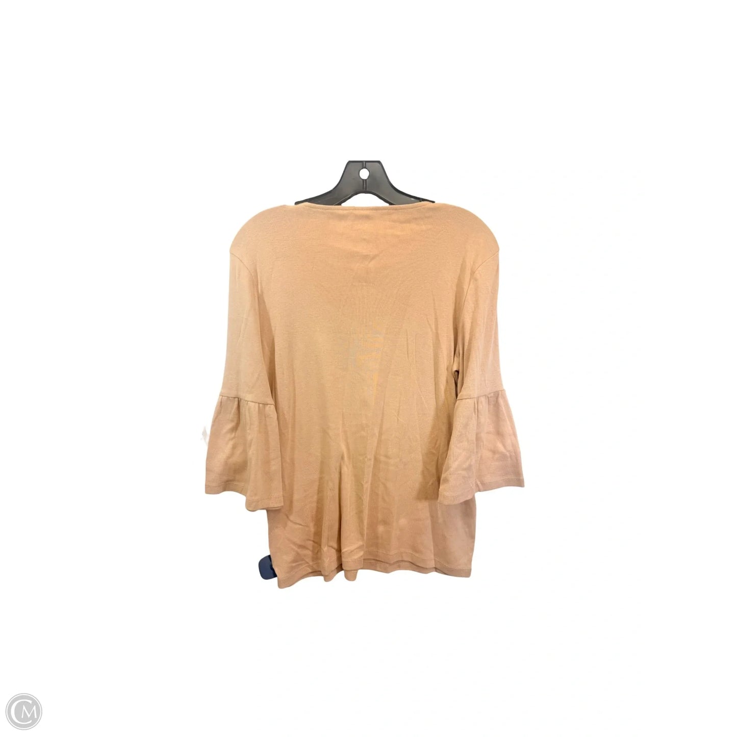 Top 3/4 Sleeve By Jones New York In Tan, Size: M