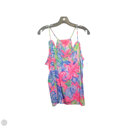Top Sleeveless Designer By Lilly Pulitzer In Multi-colored, Size: Xl