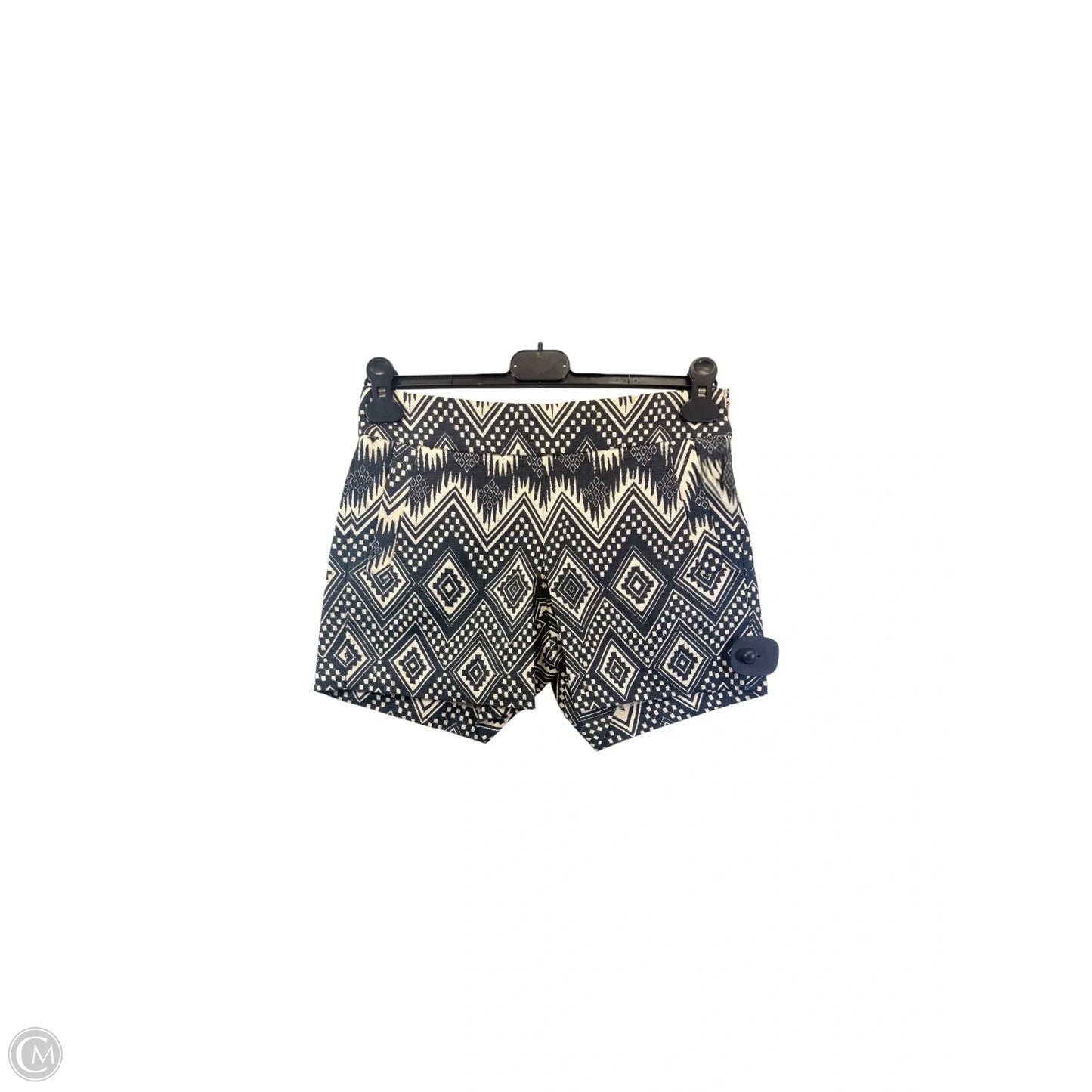 Shorts By J. Crew In Black & Cream, Size: 0