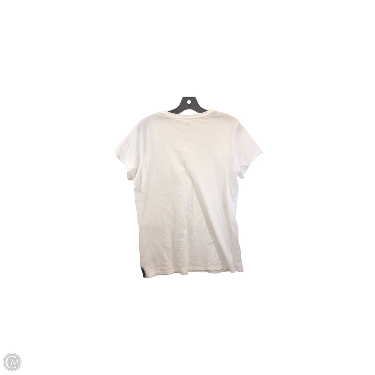 Top Short Sleeve Basic By Gap In White, Size: L
