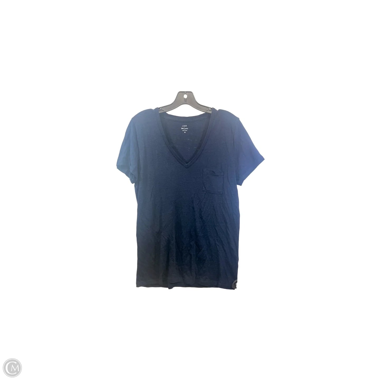 Top Short Sleeve Basic By J. Crew In Navy, Size: M