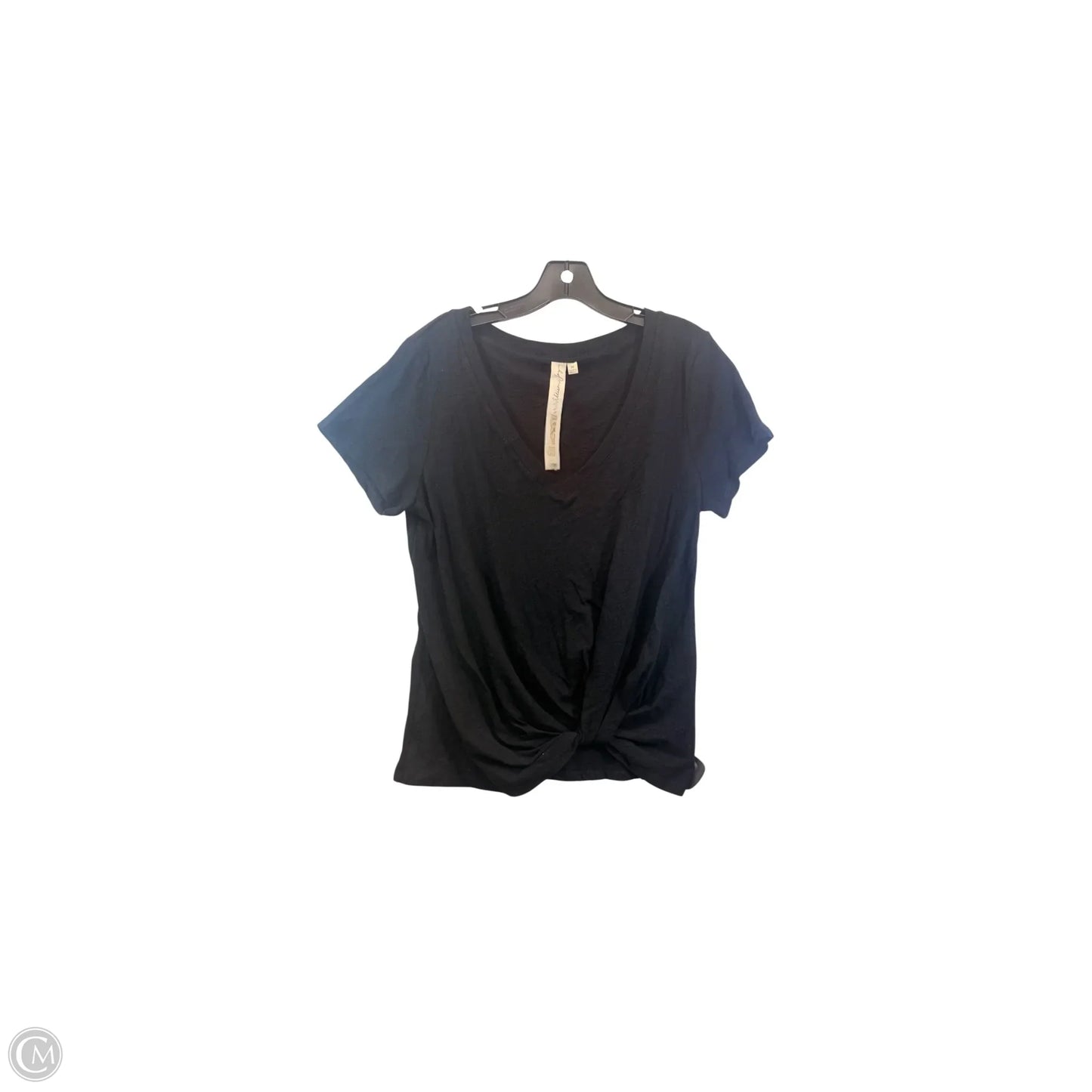 Top Short Sleeve Basic By Allison Joy In Black, Size: M
