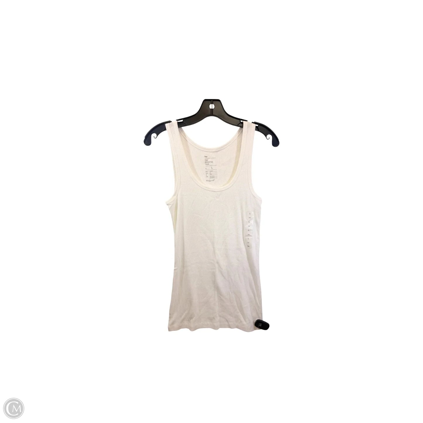 Tank Top By Gap In White, Size: L