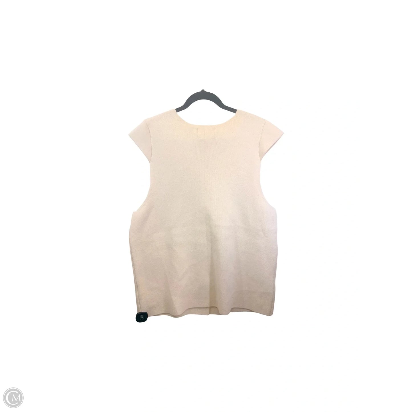Vest Other By Anthropologie In Cream, Size: S