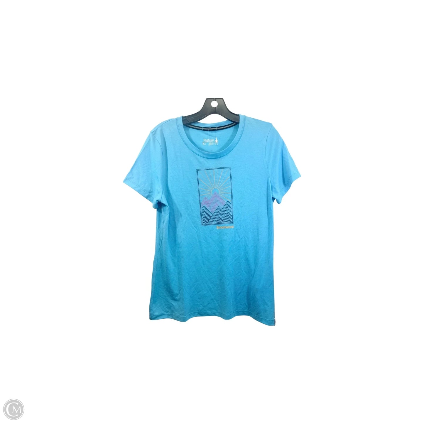 Top Short Sleeve Basic By Smartwool In Blue, Size: M