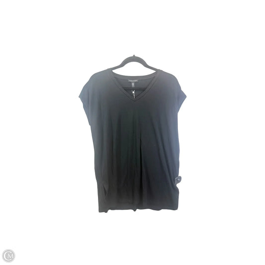 Top Short Sleeve By Eileen Fisher In Black, Size: Xs