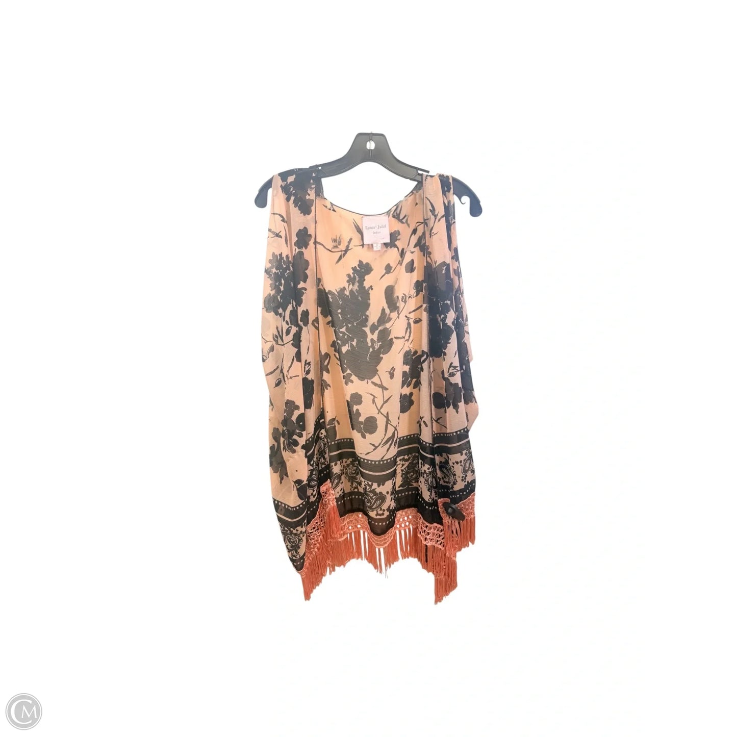 Kimono By Romeo And Juliet In Black & Pink, Size: M
