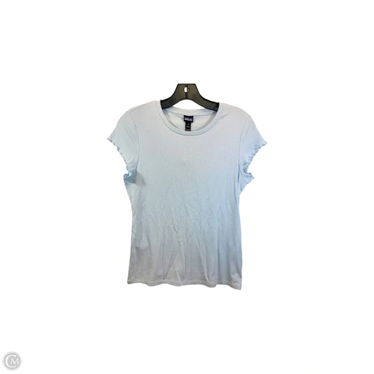 Top Short Sleeve By Patagonia In Blue, Size: M