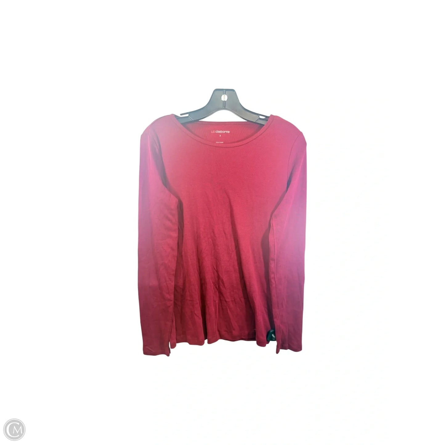Top Long Sleeve Basic By Liz Claiborne In Purple, Size: S