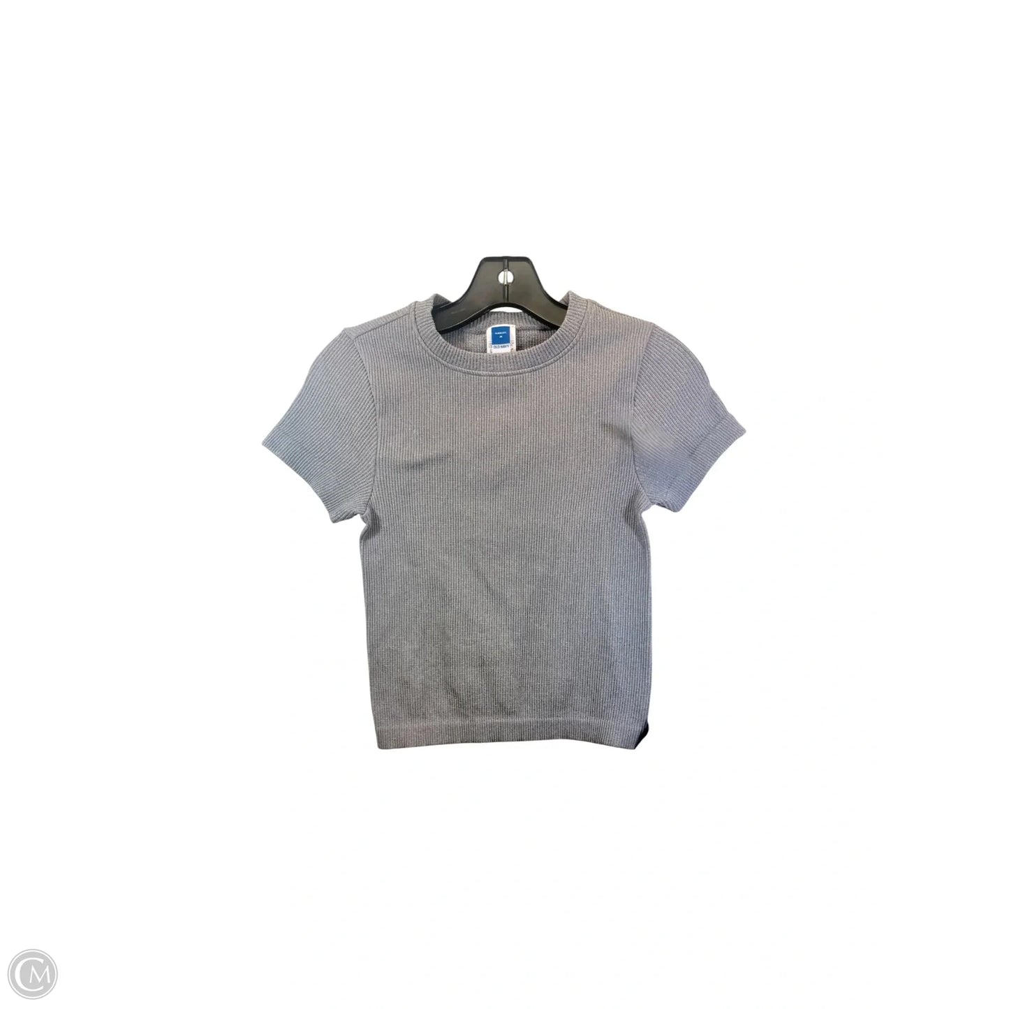 Top Short Sleeve By Old Navy In Grey, Size: M