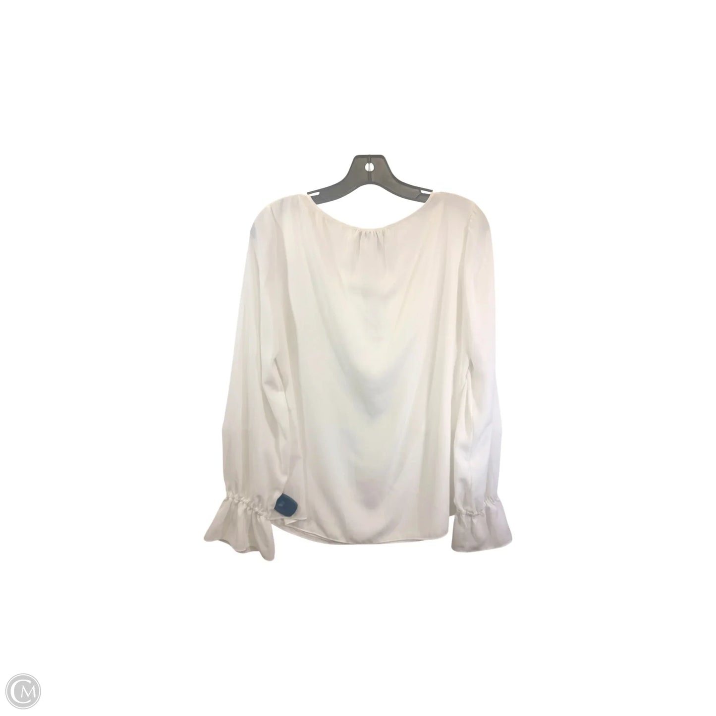 Top Long Sleeve By White House Black Market In Cream, Size: M