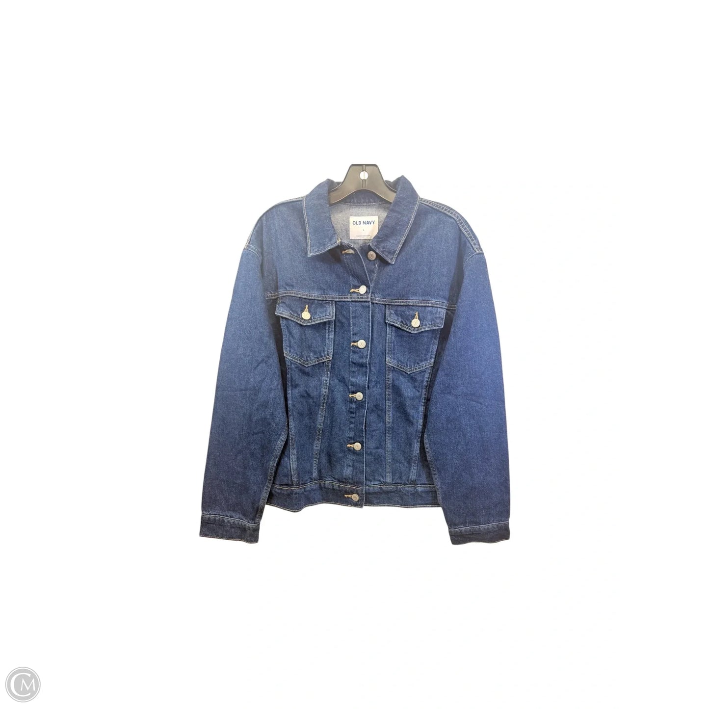 Jacket Denim By Old Navy In Blue Denim, Size: L