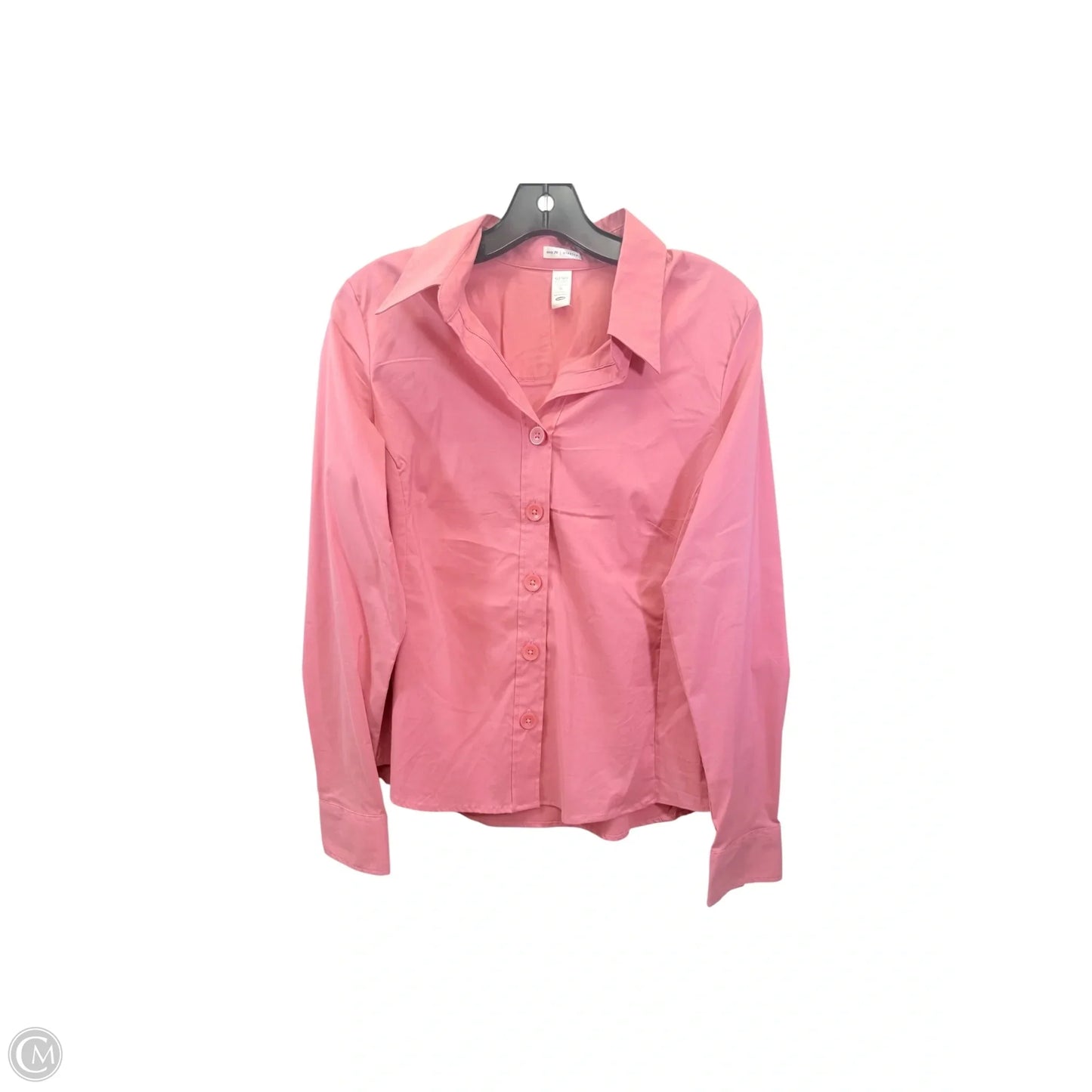 Top Long Sleeve By Old Navy In Pink, Size: M