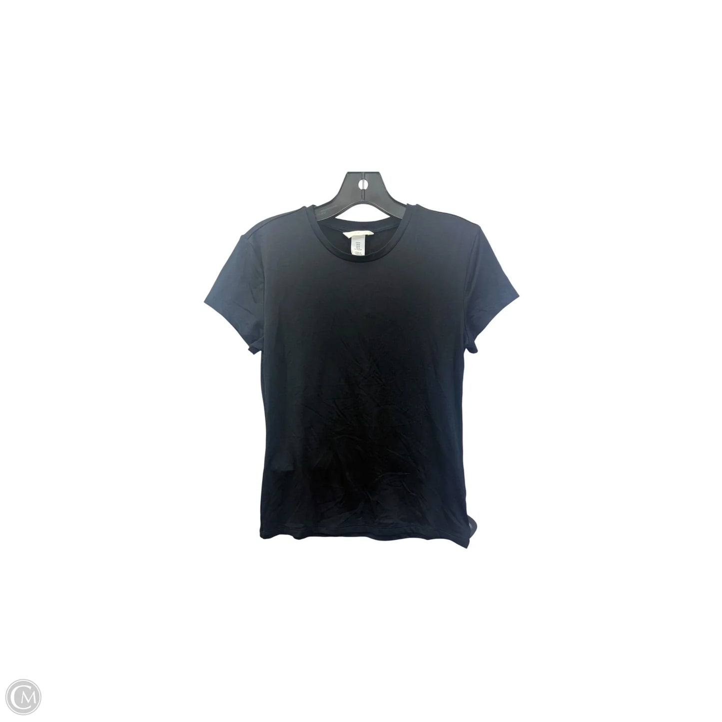 Top Short Sleeve Basic By H&m In Black, Size: M