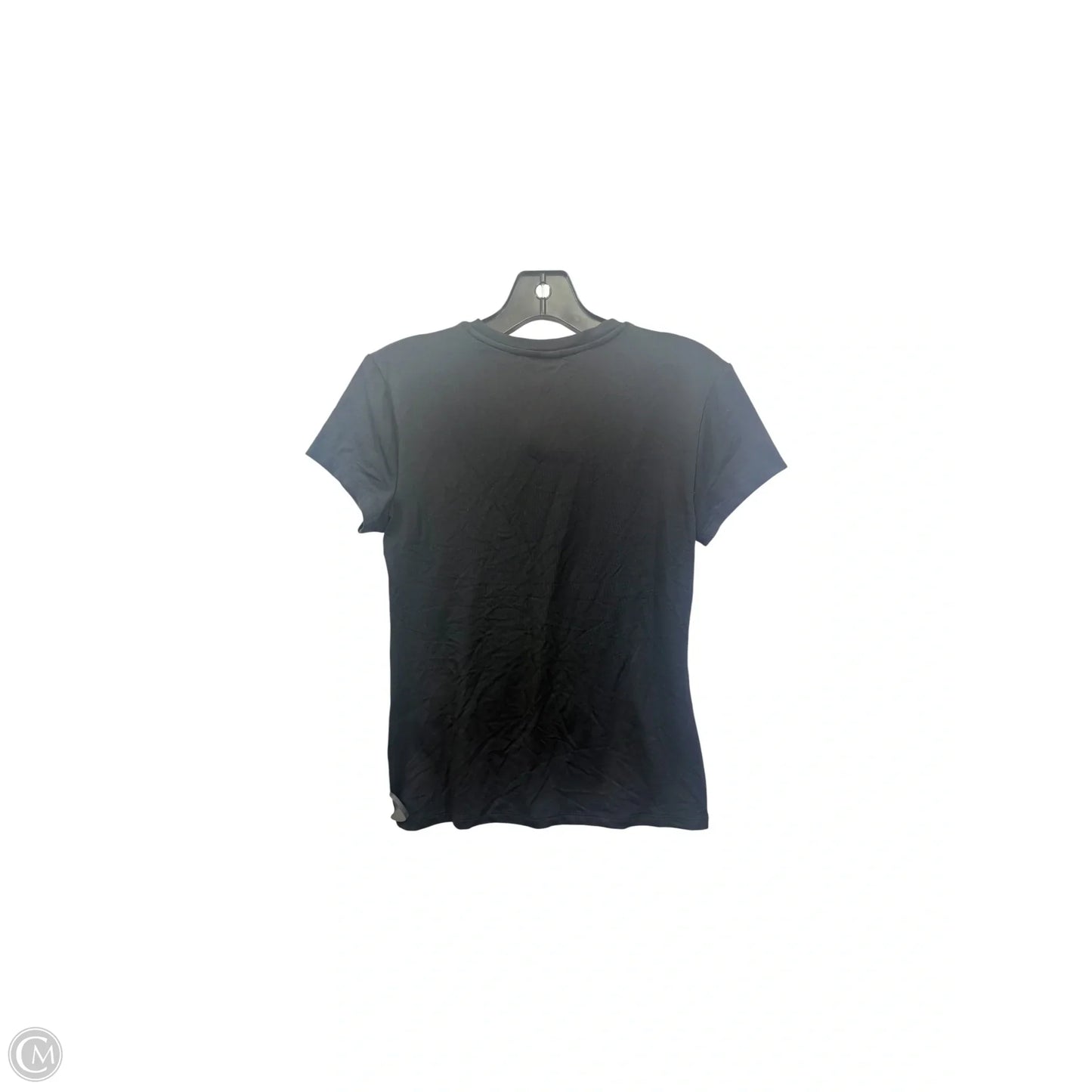 Top Short Sleeve Basic By H&m In Black, Size: M