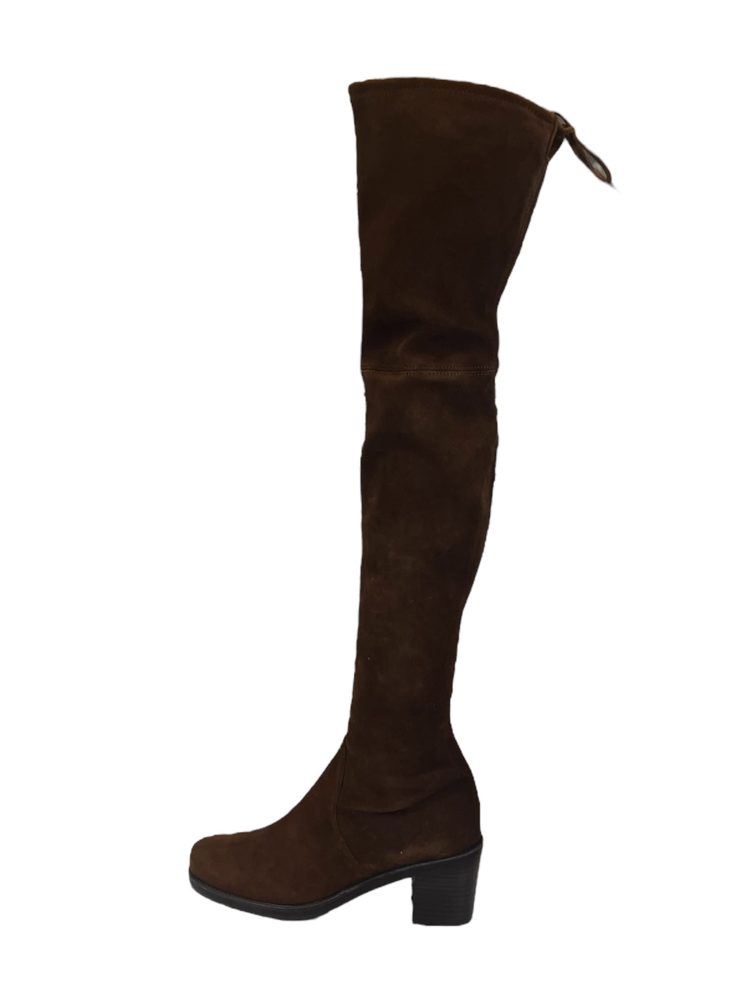 Boots Designer By Stuart Weitzman In Brown, Size: 8.5