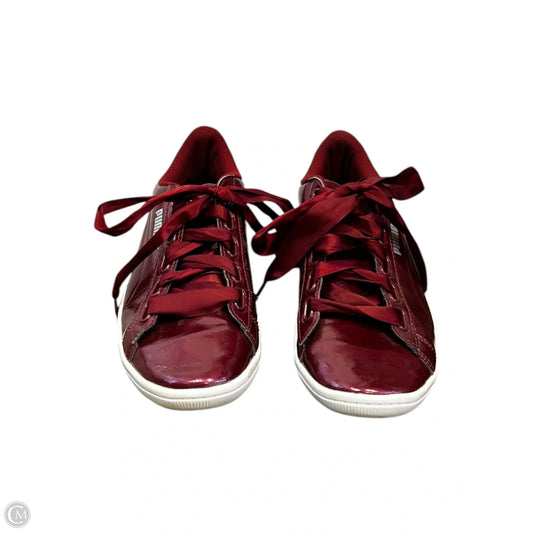 Shoes Athletic By Puma In Wine, Size: 8.5