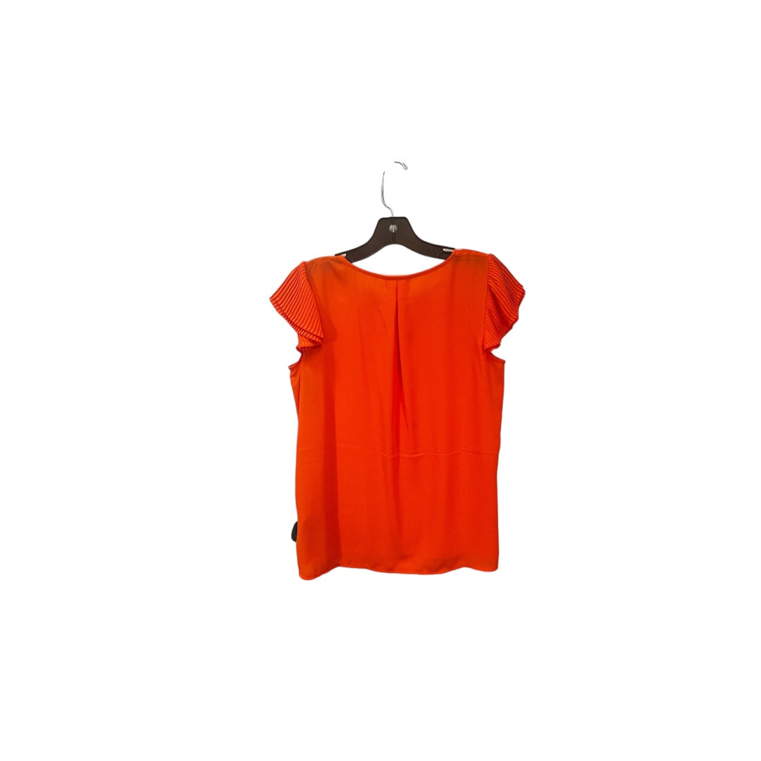 Orange Top Short Sleeve Maison Jules, Size M