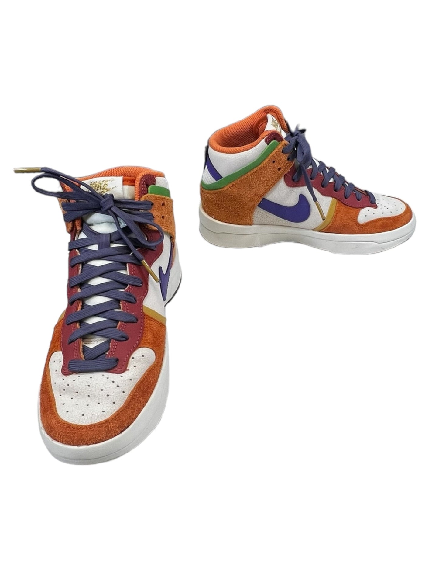 Orange & Purple Shoes Athletic Nike, Size 7