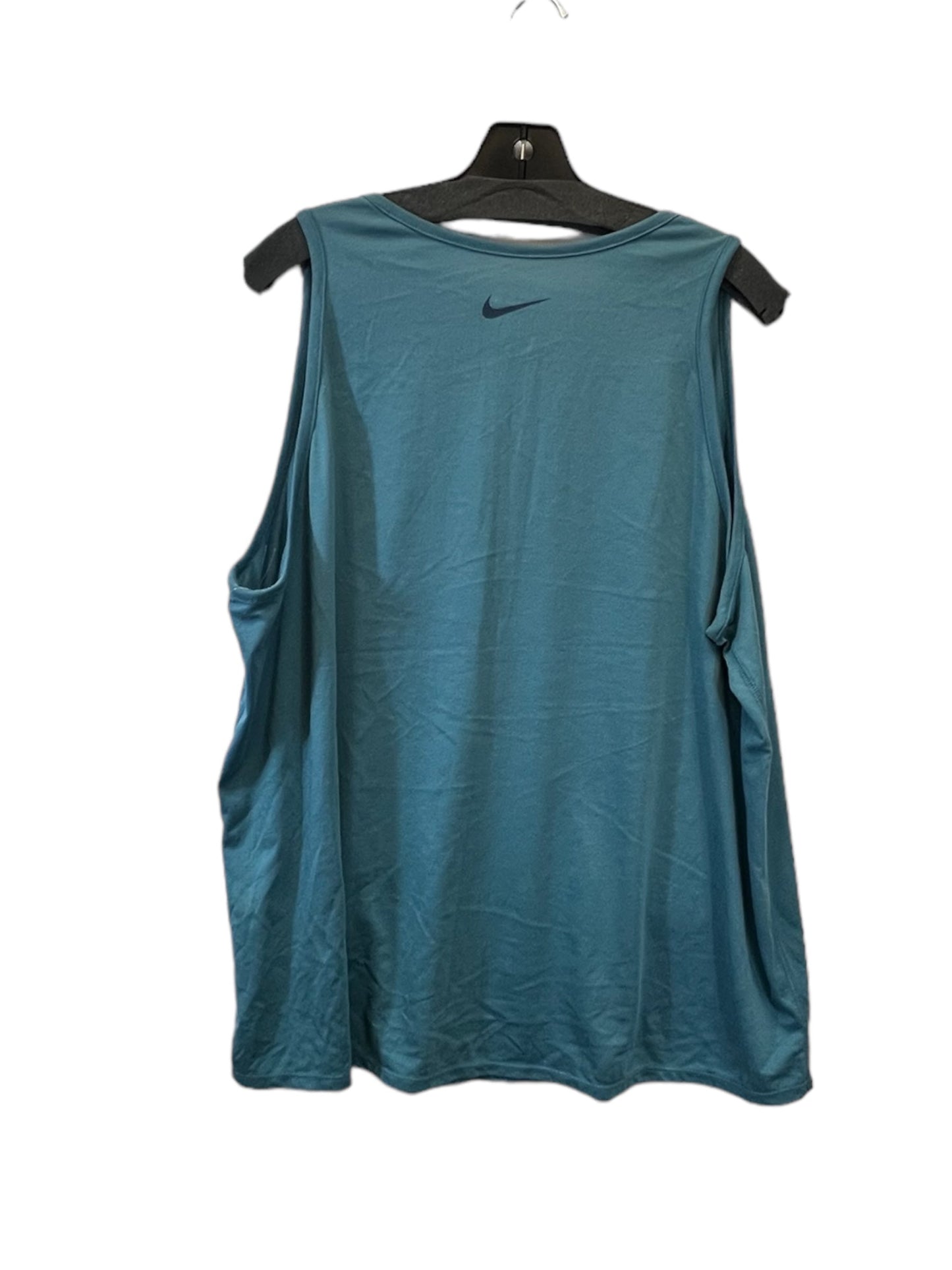 Teal Athletic Tank Top Nike, Size 2x