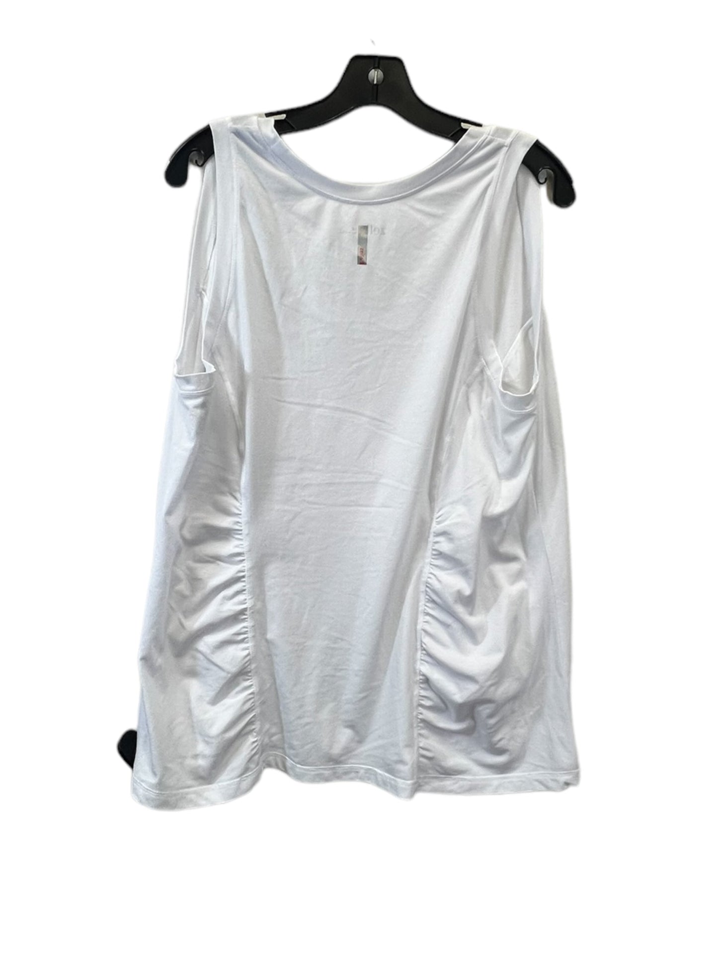 White Athletic Tank Top Zella, Size 2x