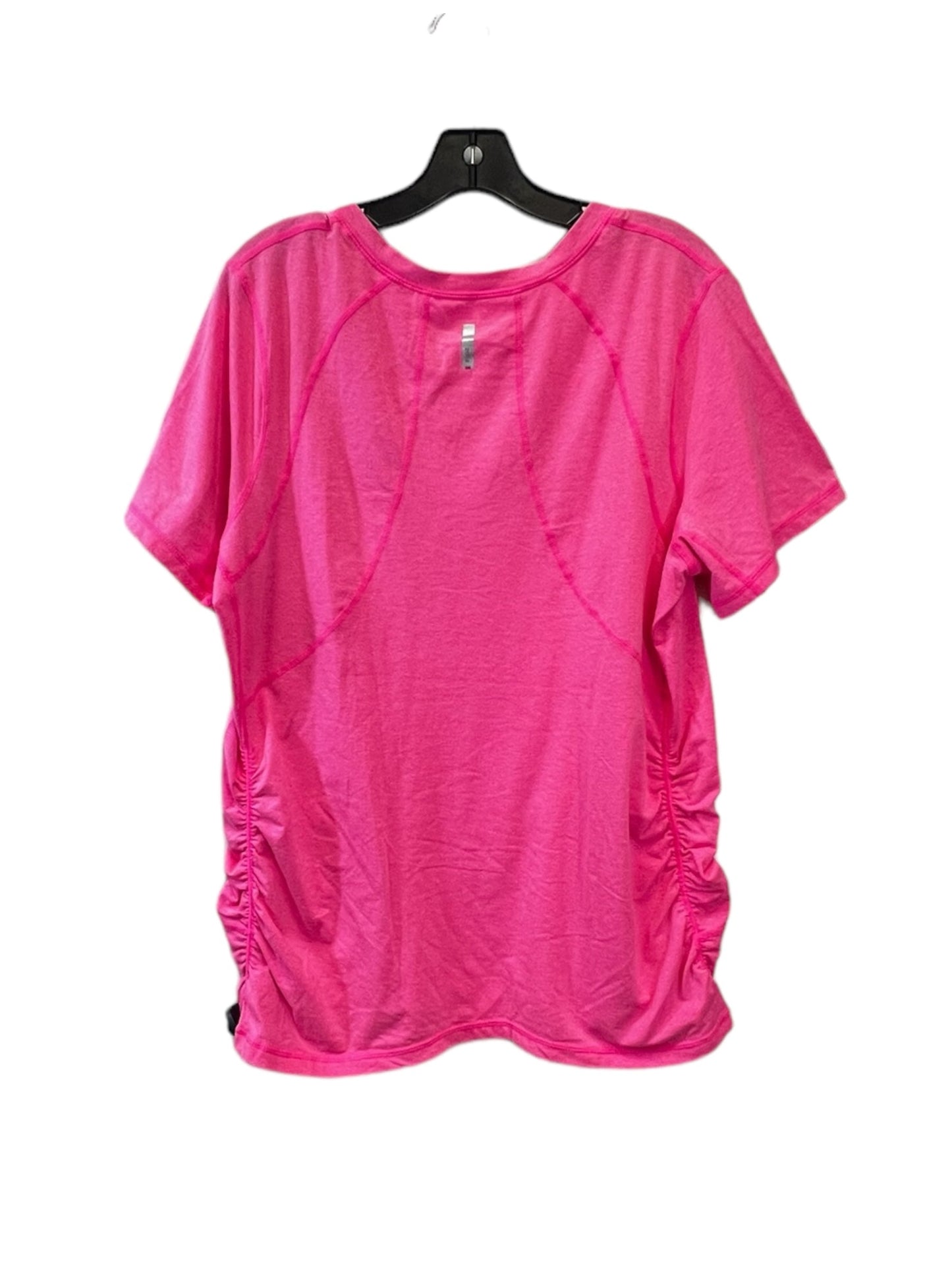 Pink Top Short Sleeve Basic Zella, Size 2x