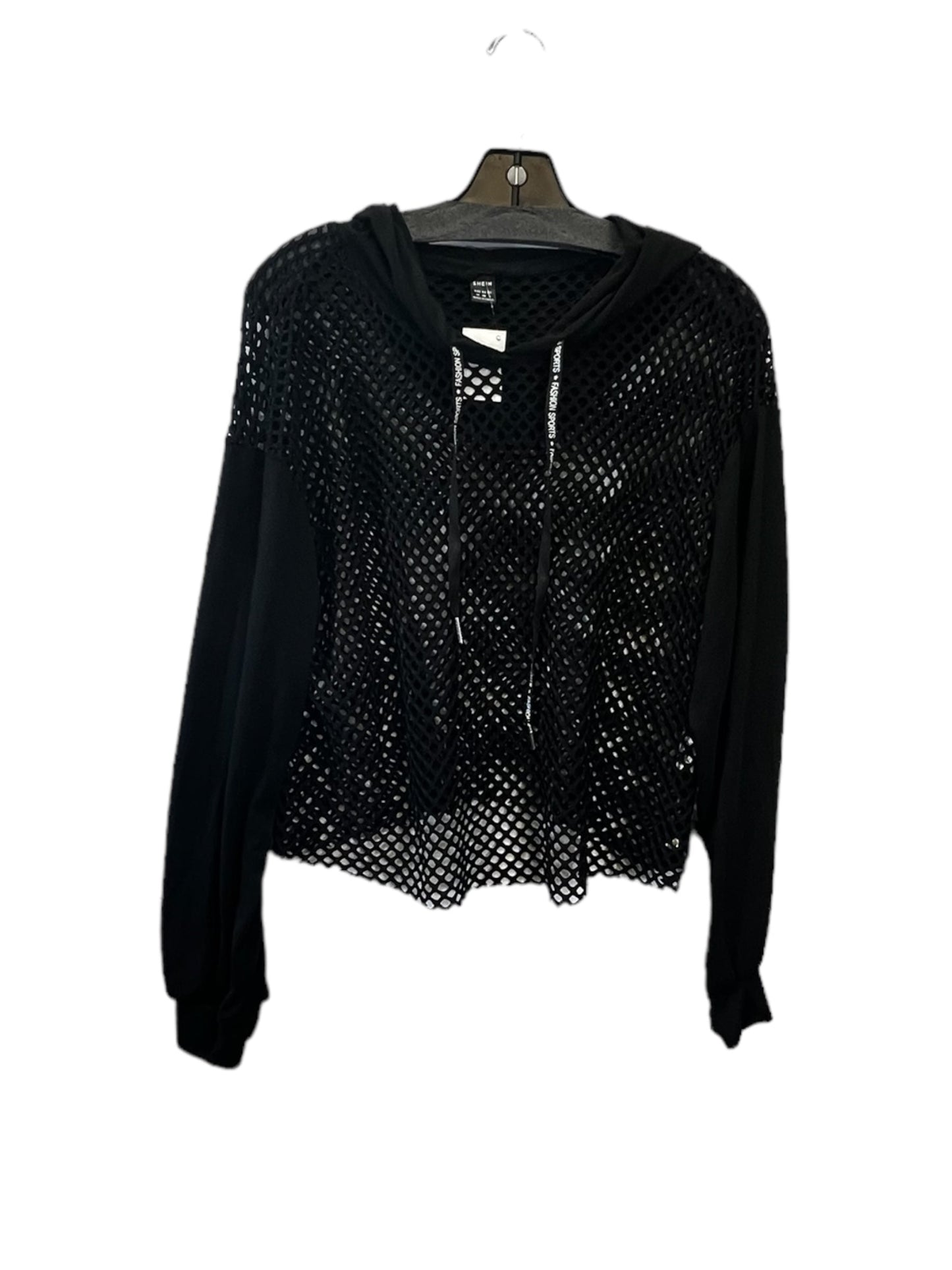 Black Top Long Sleeve Shein, Size M