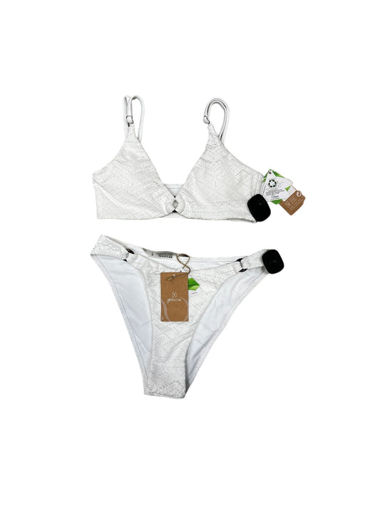 White Swimsuit 2pc Cmc, Size S