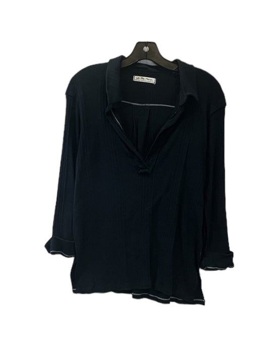 Navy Top Long Sleeve We The Free, Size Xxs