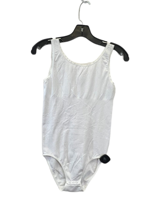 Bodysuit By Clothes Mentor In White, Size: L