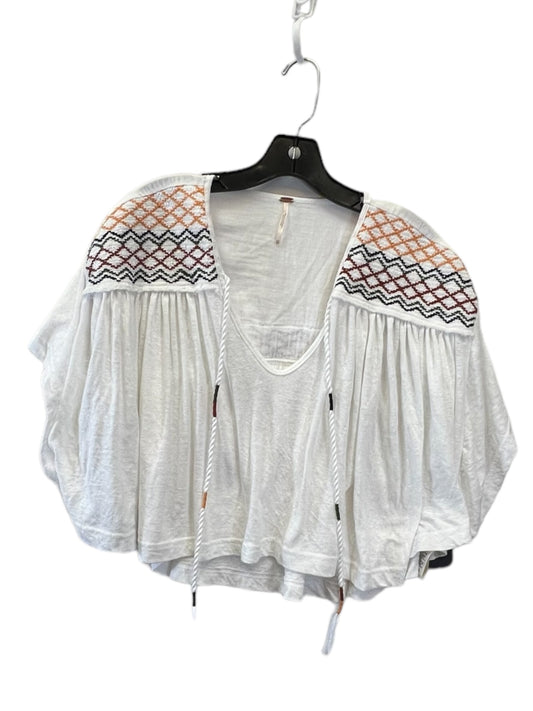 Top Short Sleeve By Free People In White, Size: Xs