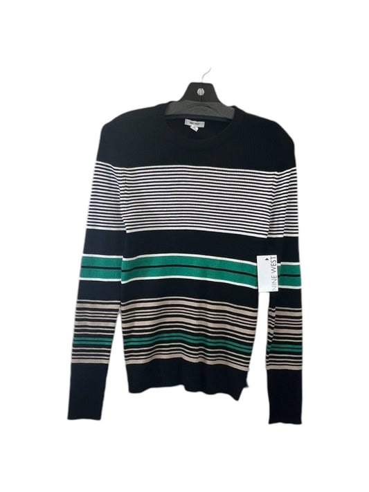 Sweater By Nine West In Black & Green, Size: M