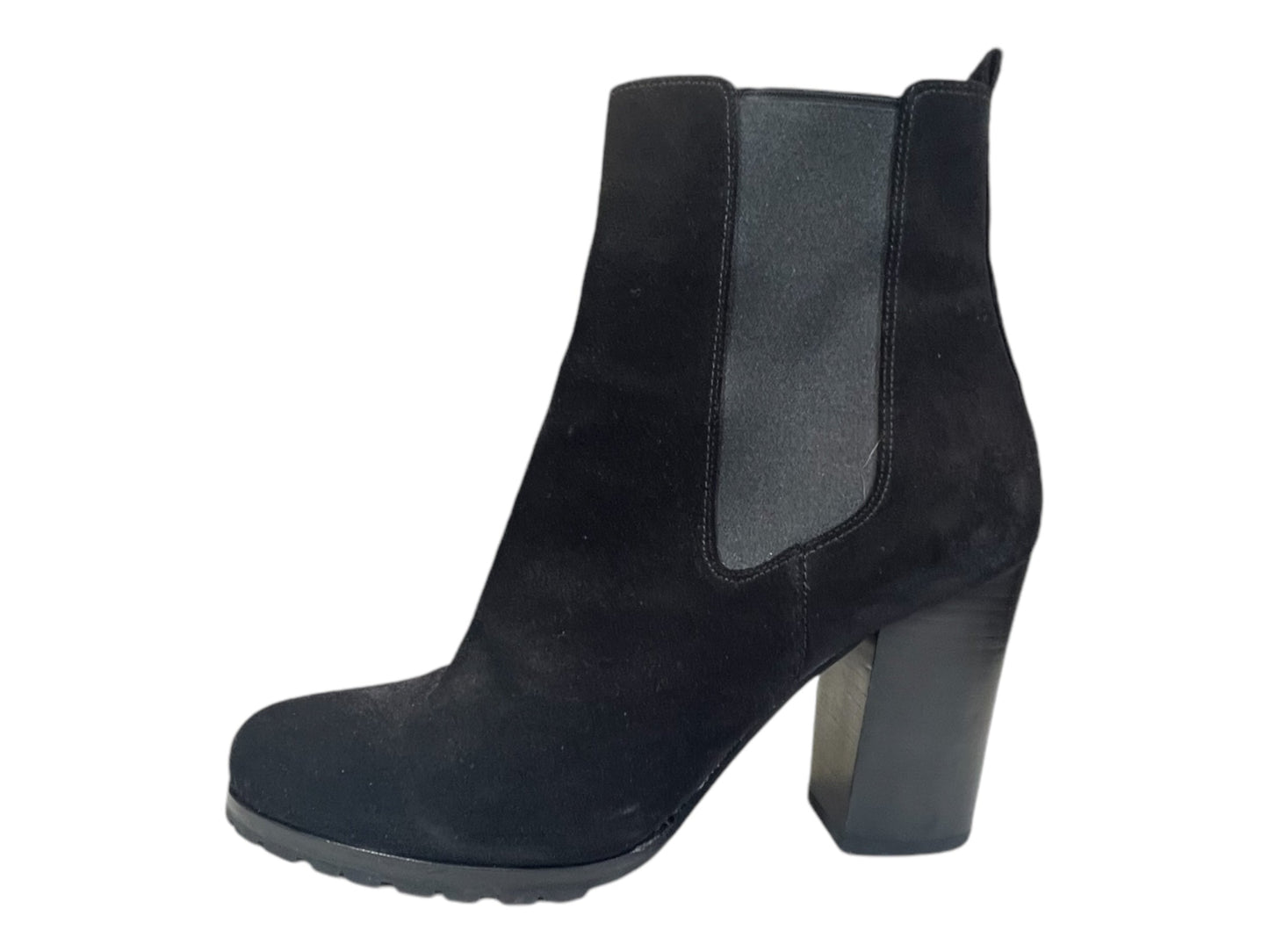 Boots Ankle Heels By Coach In Black, Size: 11