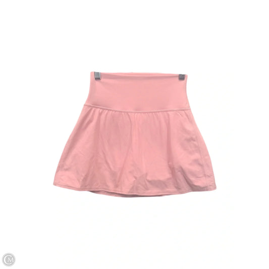 Athletic Skort By Lululemon In Pink, Size: 4
