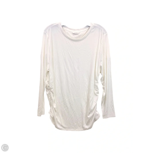 Top Long Sleeve By Lucky Brand In White, Size: Xxl