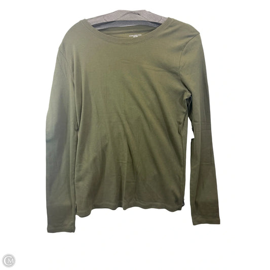 Top Long Sleeve Basic By Jones New York In Green, Size: L
