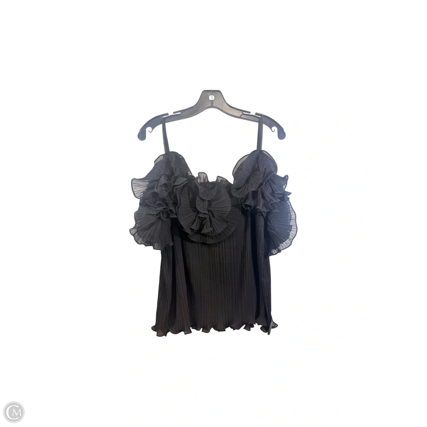 Top Short Sleeve By JJ’s Fairyland In Black, Size: 2x
