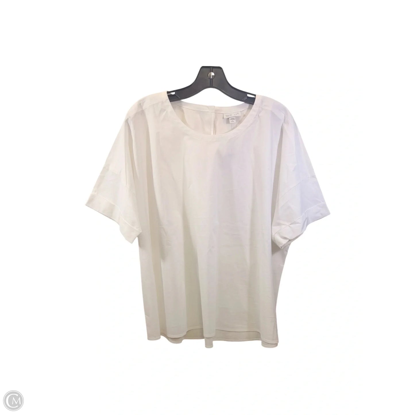 Top Short Sleeve By J. Jill In White, Size: L