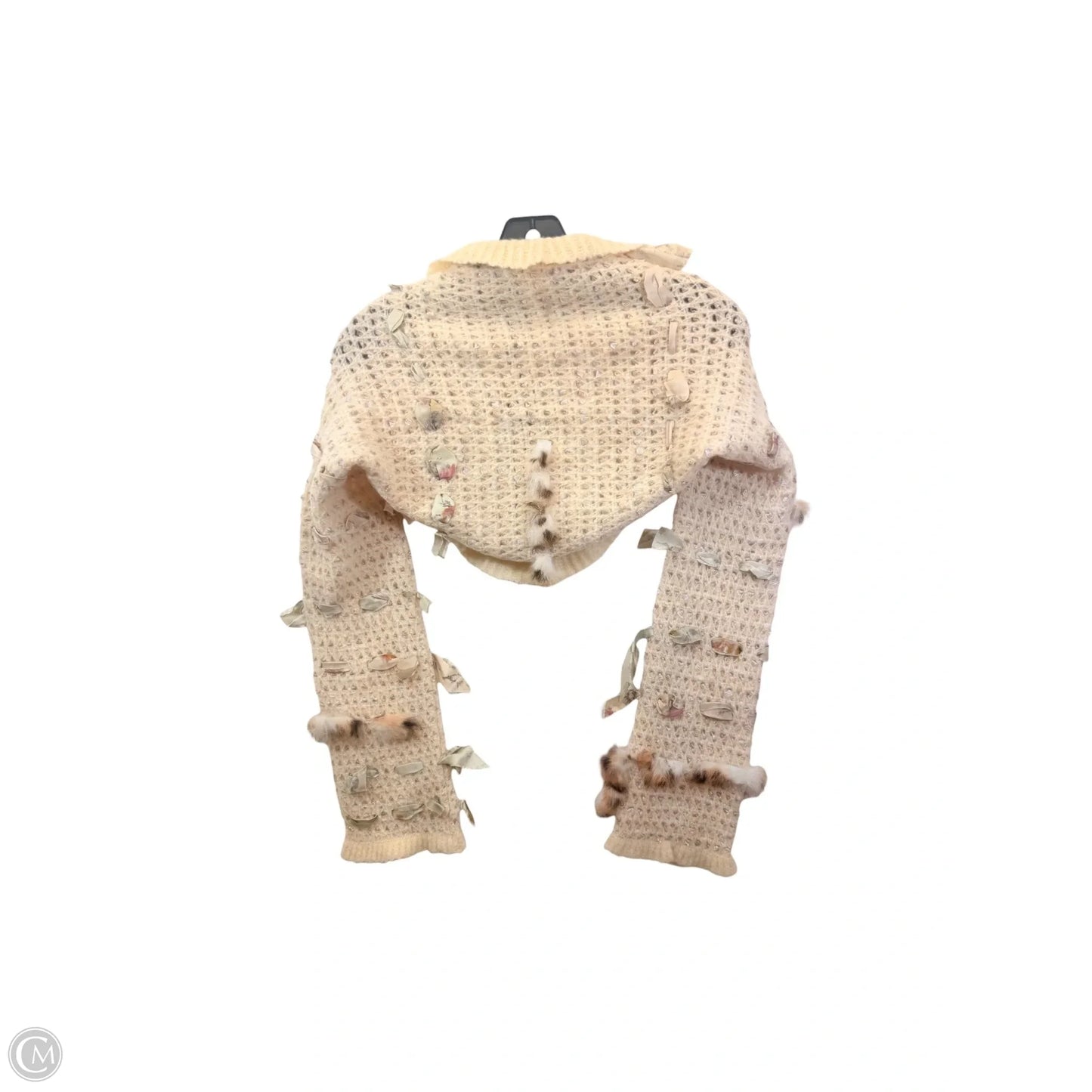 Sweater By Cricot Chic In Cream, Size: S