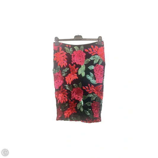 Skirt Midi By Endless Rose In Black & Red, Size: M