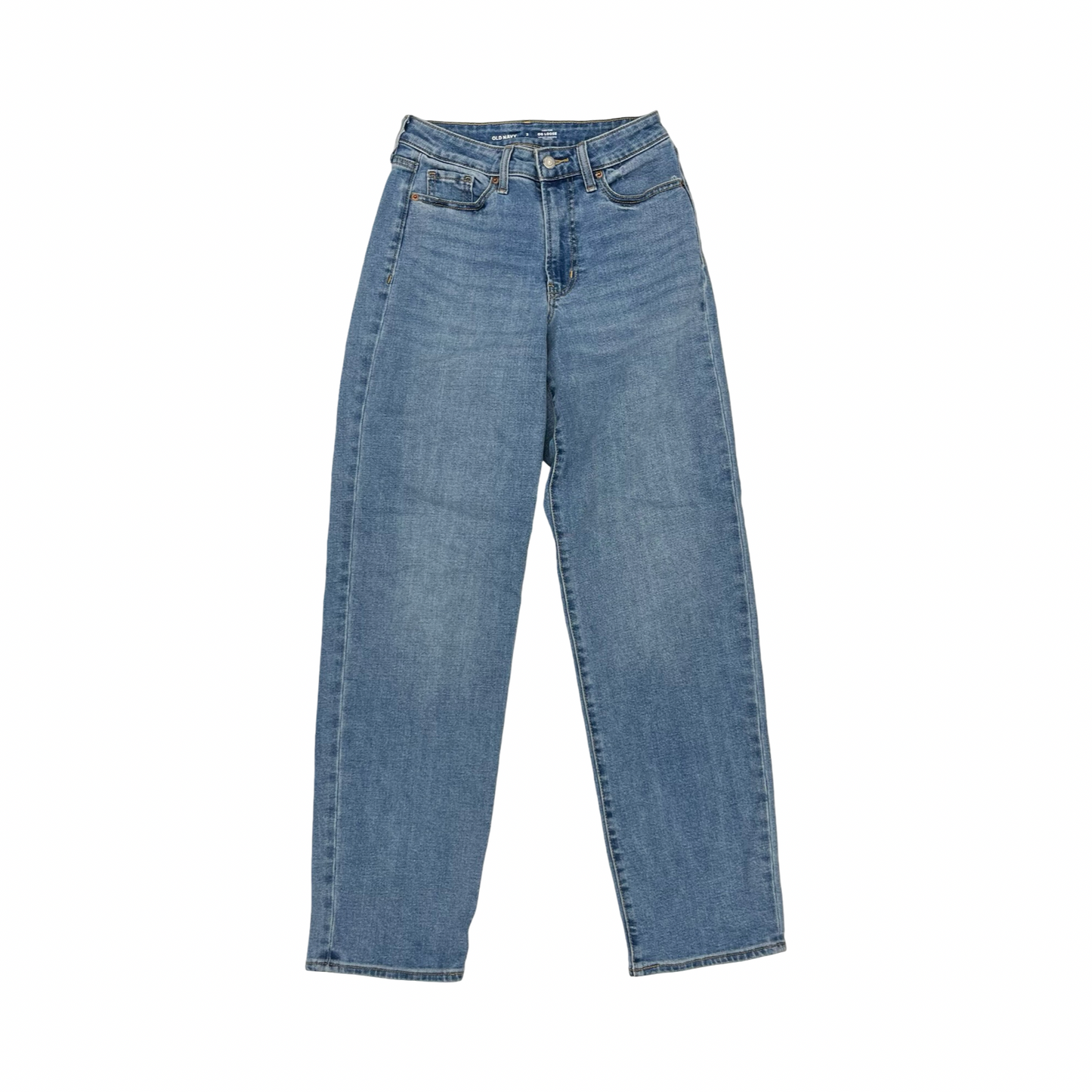Jeans Straight By Old Navy In Blue Denim, Size:2