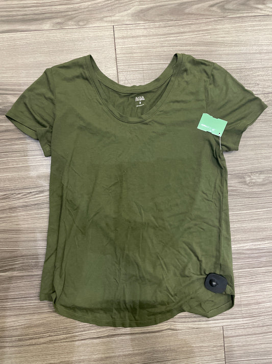 Top Short Sleeve By Ana In Green, Size: M