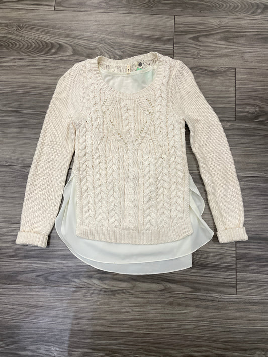 Sweater By Moth In Cream, Size: Xs