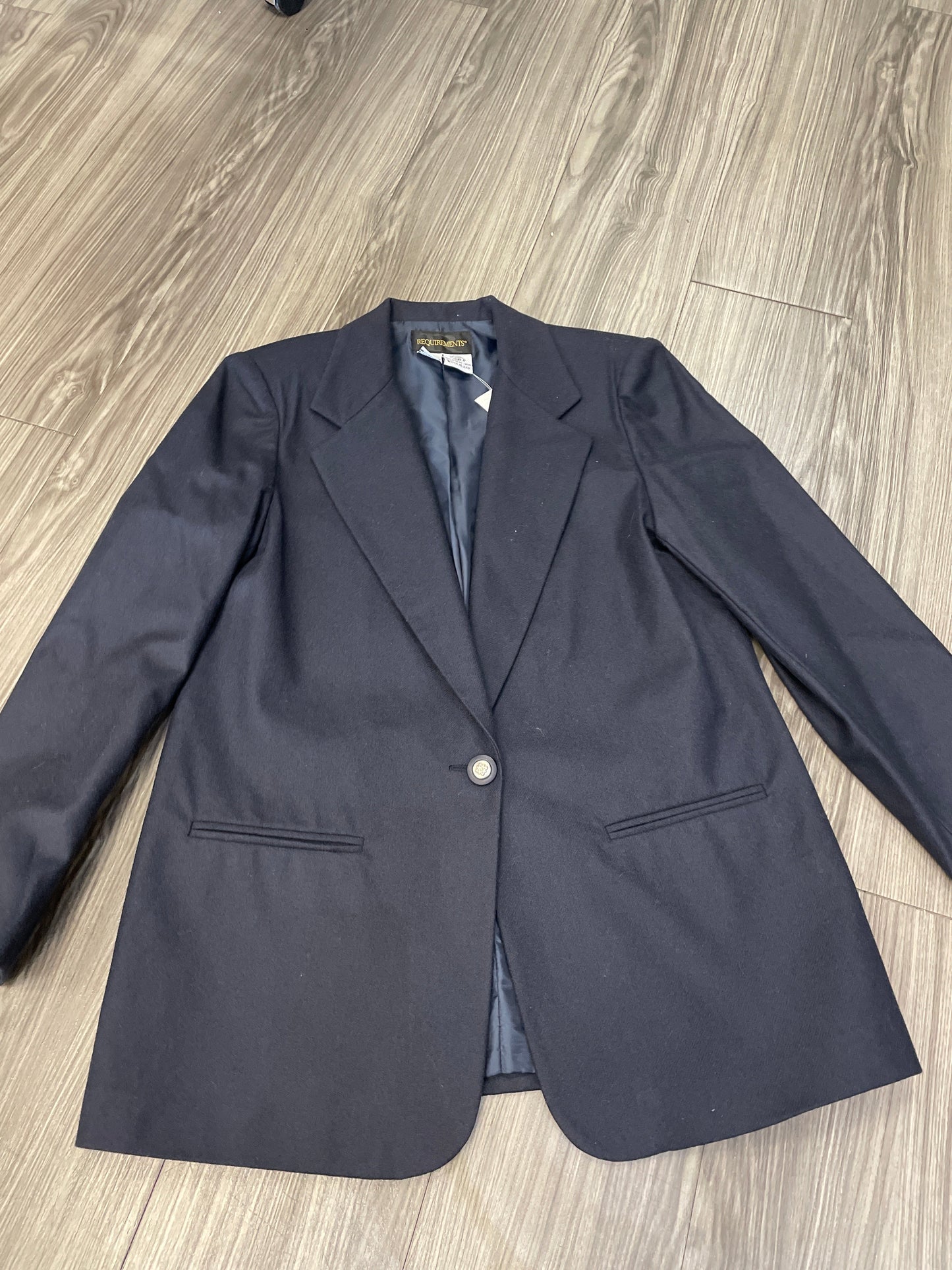 Blazer By Requirements In Navy, Size: 10