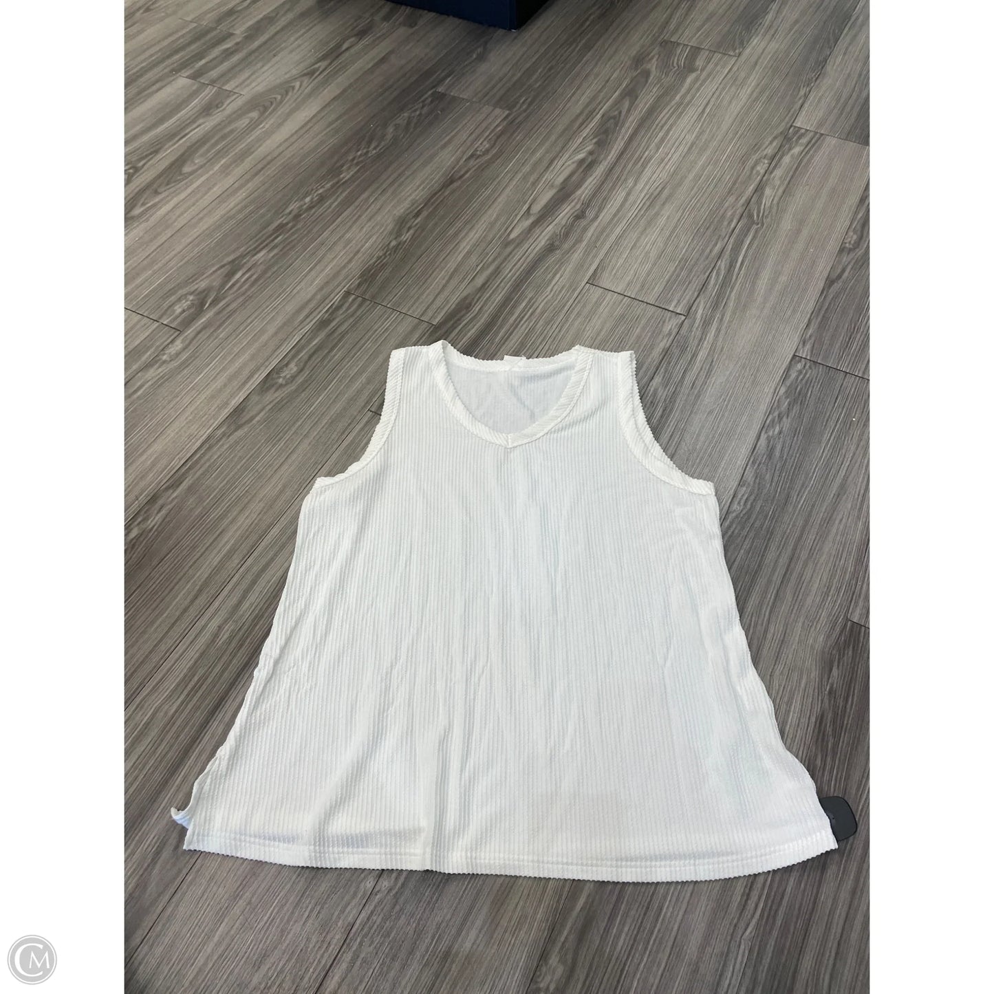 Tank Top By Clothes Mentor In White, Size: 2x